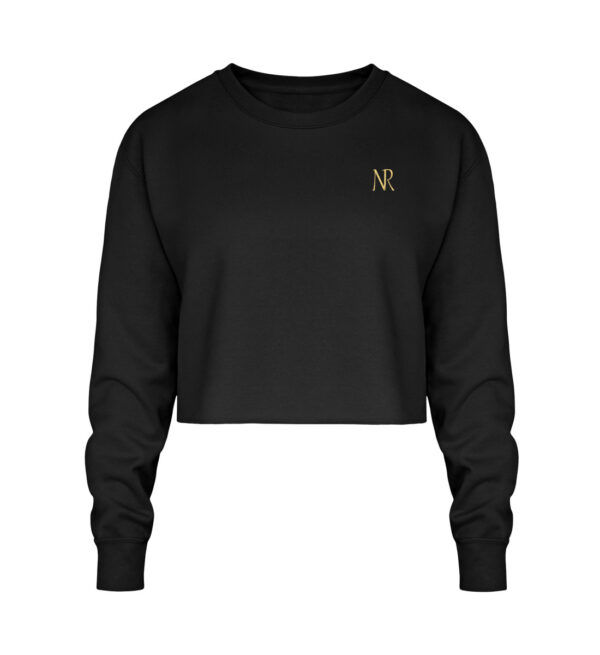 Crop Sweatshirt NR - Crop Sweatshirt mit Stick-1624