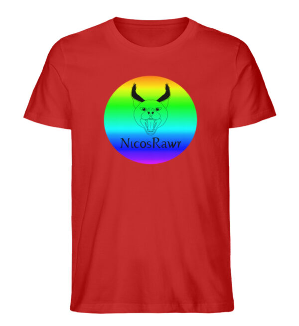 T-Shirt Rainbow-Logo - Herren Organic Shirt-4