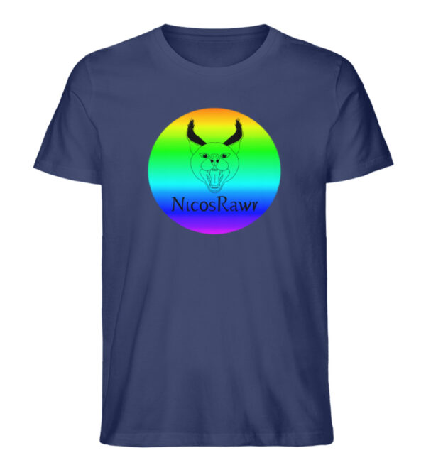 T-Shirt Rainbow-Logo - Herren Organic Shirt-6057