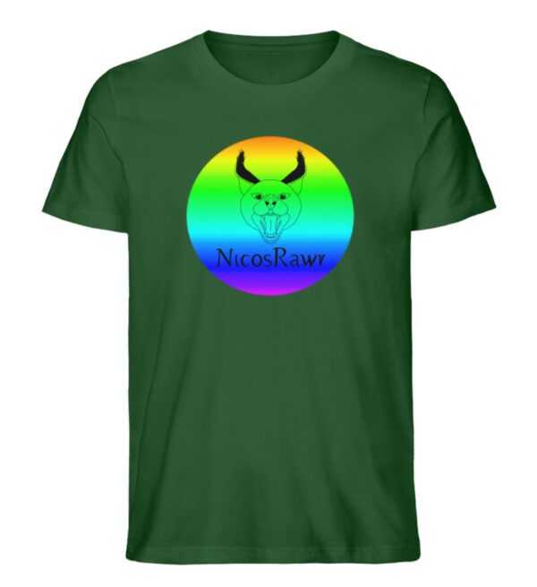 T-Shirt Rainbow-Logo - Herren Organic Shirt-833