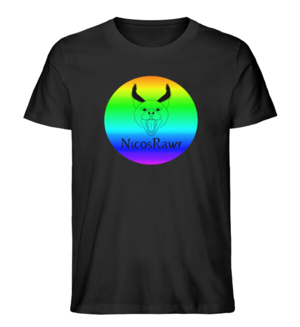 T-Shirt Rainbow-Logo - Herren Organic Shirt-16