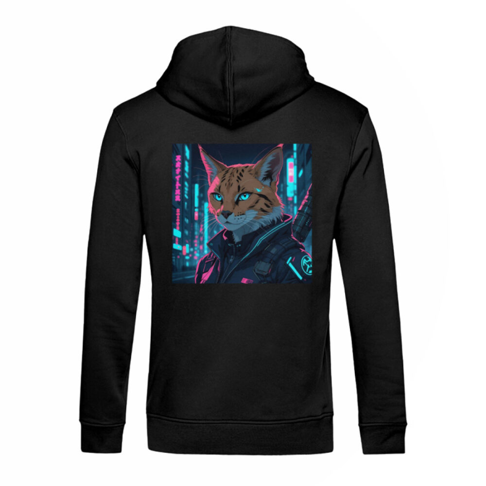 Cyber Karakal Hoodie - Unisex Organic Hoodie B&C-16